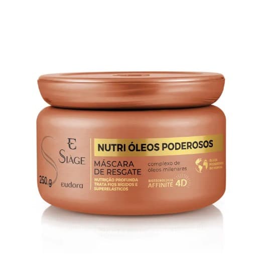 Máscara Capilar Siàge Nutri Óleos Poderosos 250g Eudora