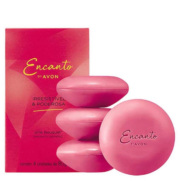 Sabonete Barra Encanto Irresistive 4x80g Avon