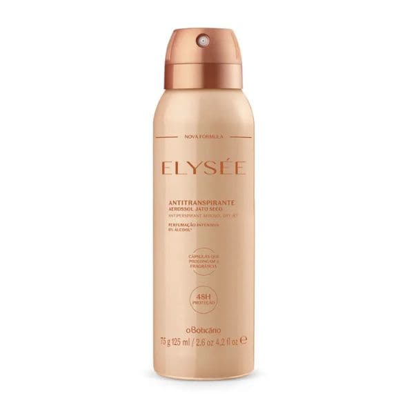 Desodorante Antitranspirante Aerossol Elysée 75g/125ml O Boticário