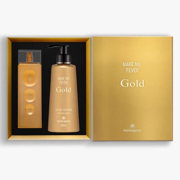 Kit Presente Make me Fever Gold Mahogany