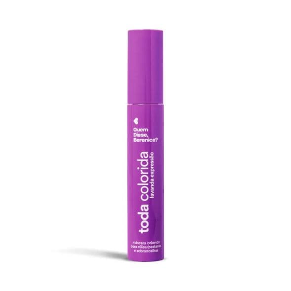 Máscara para Cílios e Sobrancelhas Lavanda Expressão Toda Colorida 10g QDB