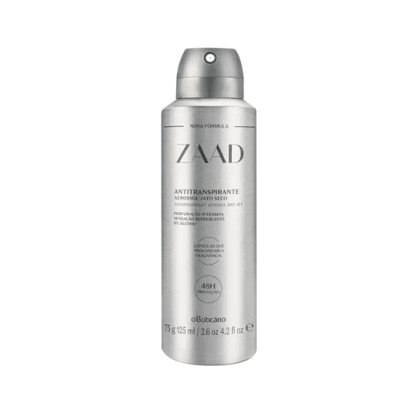 Desodorante Antitranspirante Aerossol Zaad 75g/125ml O Boticário
