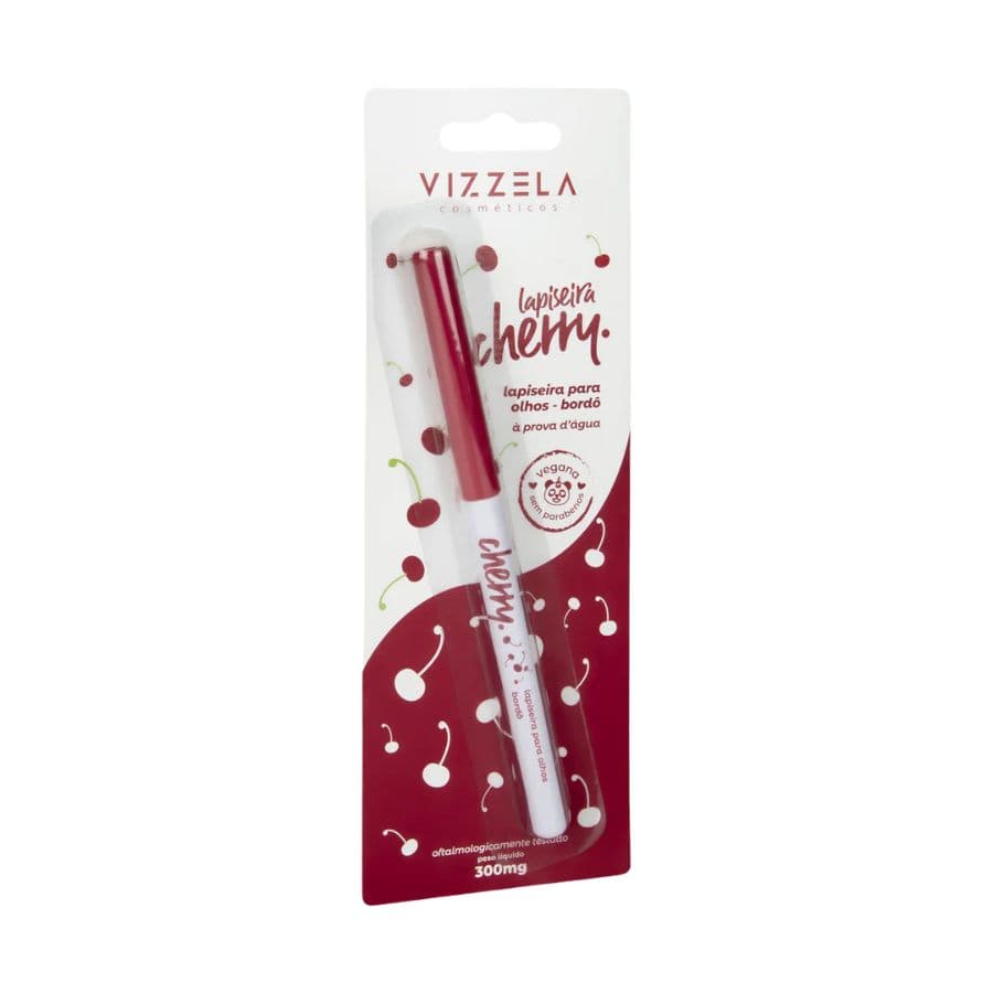 Lapiseira para Olhos Cherry Bordô 300mg Vizzela