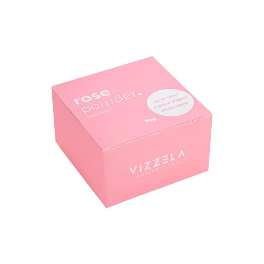Pó Translúcido Rose Powder 10g Vizzela
