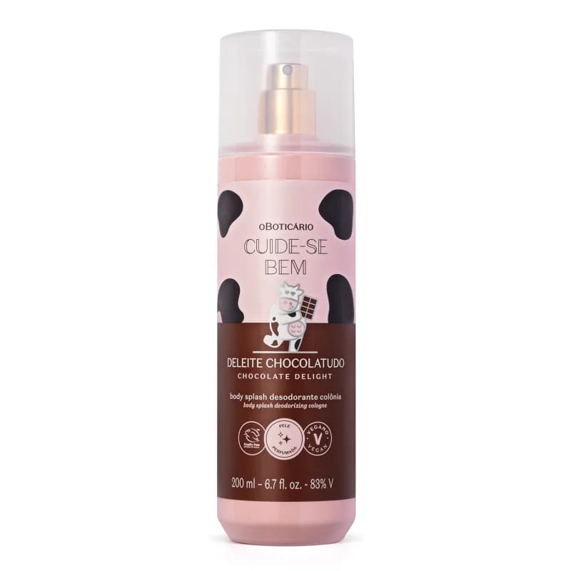 Body Splash Cuide-se Bem Deleite Chocolatudo 200ml O Boticário