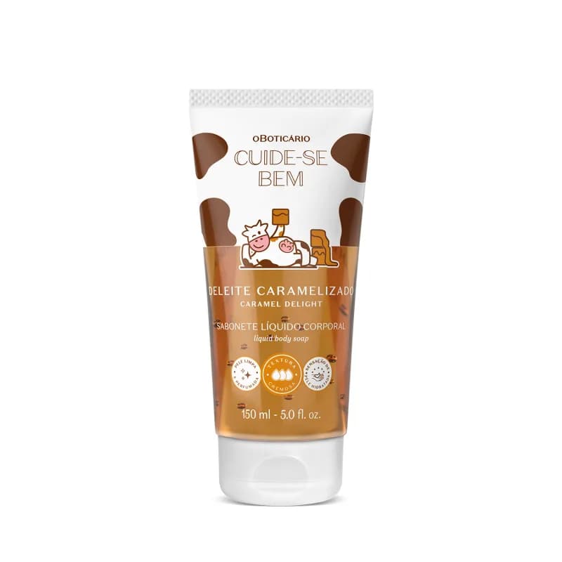 Sabonete Líquido Corporal Cuide-se Bem Deleite Caramelizado 150ml O Boticário