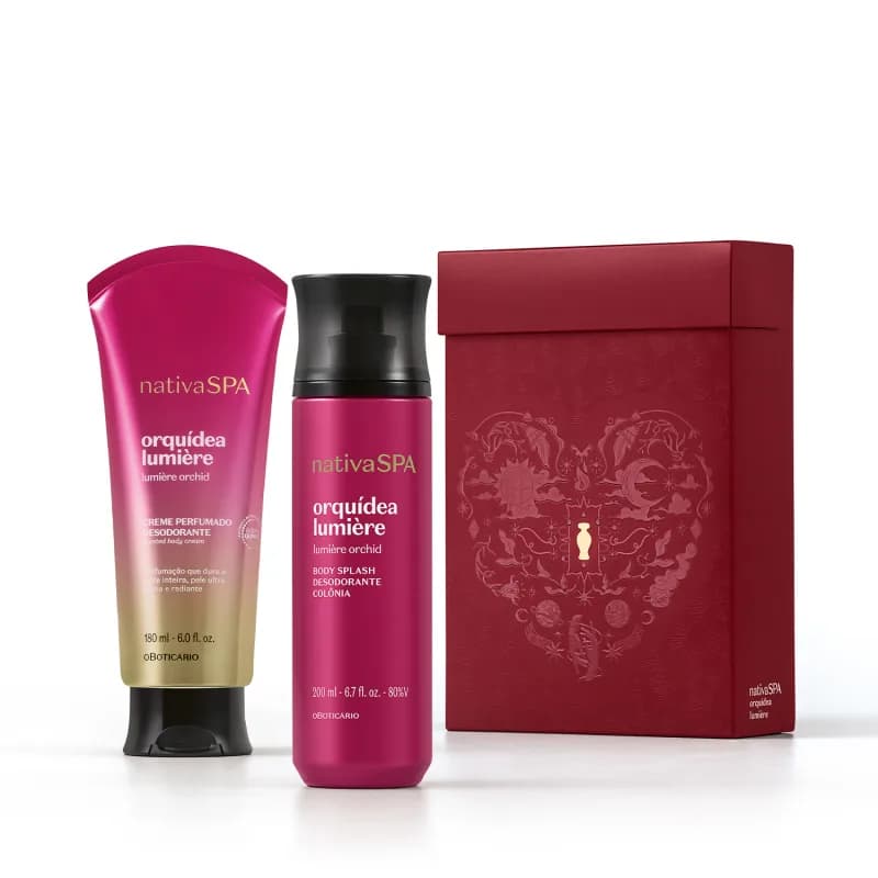 Kit Nativa SPA Orquidea Lumière Presente Dia Dos Namorados 2026 (2 itens) O Boticário