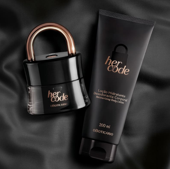 Kit Her Code O Boticário: Eau De Parfum 50ml + Loção Corporal