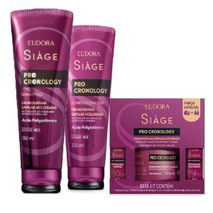 Combo Siàge Pro Cronology Cronograma Capilar Acelerado Eudora
