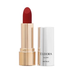 Batom Cremoso Vermelho Precioso Glam Metals 3,6g Eudora
