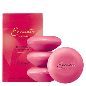 Sabonete Barra Encanto Irresistive 4x80g Avon