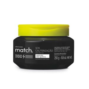 Máscara Capilar Pós-Química Match SOS Cauterização 250ml O Boticário