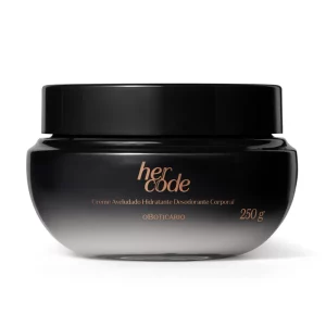 Creme Aveludado Hidratante Corporal Her Code 250g O Boticário