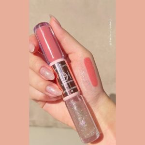 Lip Gloss Labial & Lip Oil com Glitter 4,6ml D'Hermosa
