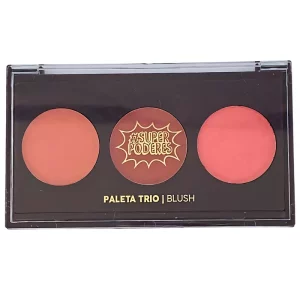 Paleta Trio Super Poderes: Contorno + Iluminador + Blush