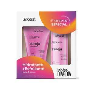 Esfoliante + Hidratante Cereja Labotrat dia a dia