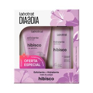 Kit Esfoliante + Hidratante Hibisco Labotrat Dia a Dia