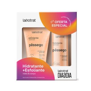 Kit Esfoliante + Hidratante Pêssego Labotrat Dia a Dia
