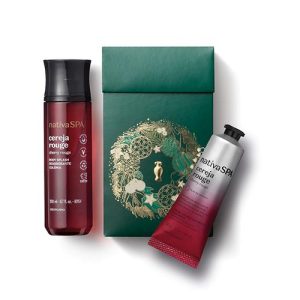 Kit Nativa Spa Cereja Rouge Presente Natal 2025 O Boticário