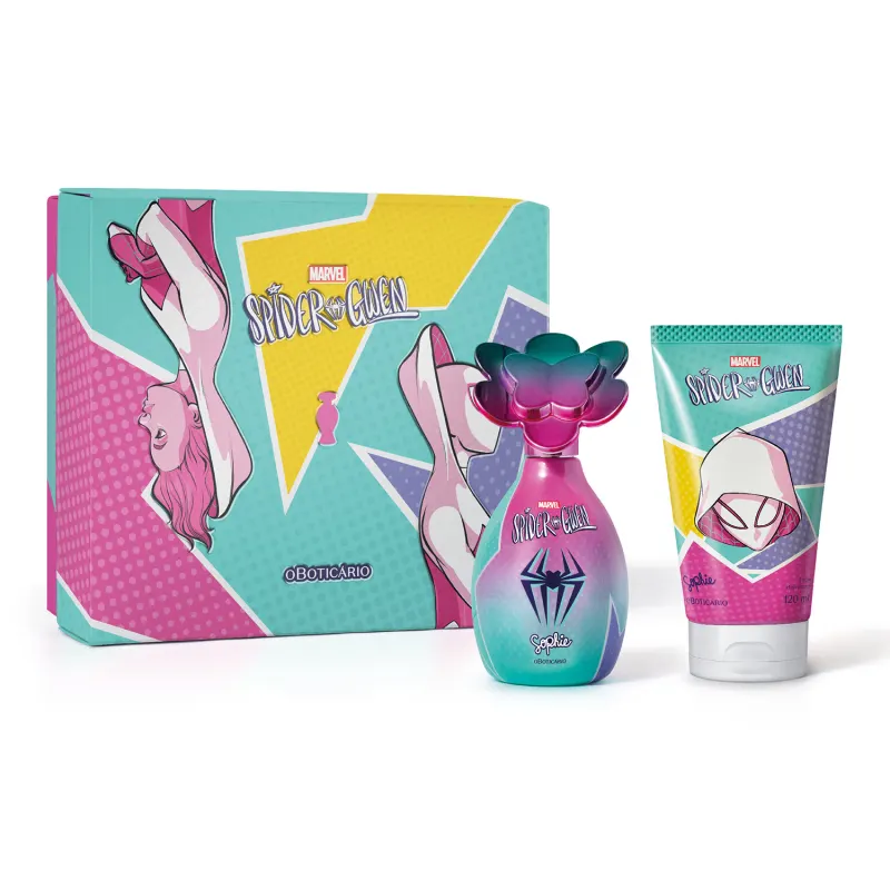 Kit Sophie Spider-Gwen presente Dia das Crianças (2 itens) O Boticário