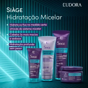 Kit Siàge Hidratação Micelar Eudora