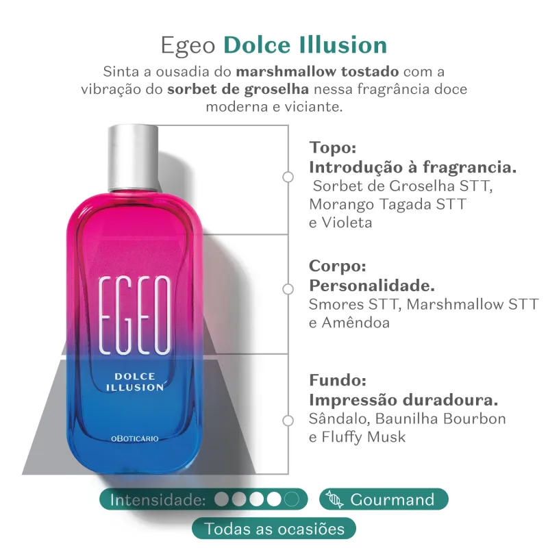 Fragrancia Egeo Dolce Illusion O Boticário