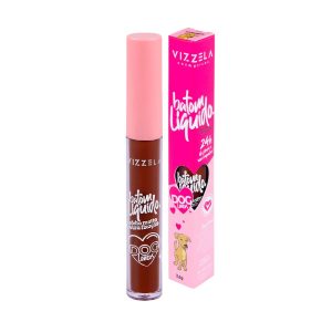 Batom Líquido Dog Lovers Cor 20 Caramelo 3,5g Vizzela