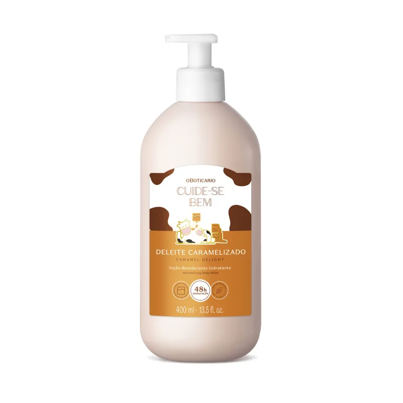 Loção Hidratante Corporal Cuide-Se Bem Deleite Caramelizado O Boticário