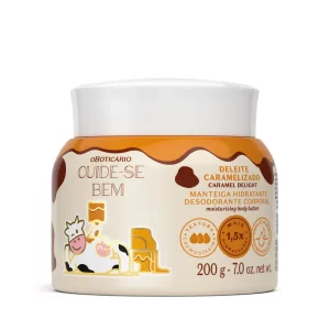 Manteiga Hidratante Corporal Cuide-Se Bem Deleite Caramelizado O Boticário