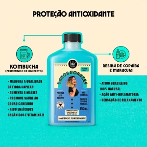 Shampoo Fortificante Danos Vorazes 250ml Lola