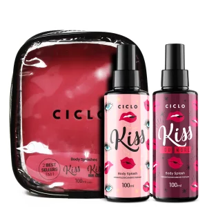 Estojo Body Splash Kiss 100ml + Kiss You More 100ml Ciclo