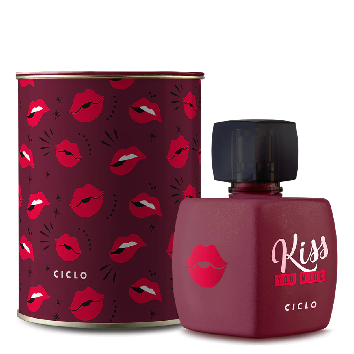 Kiss You More Deo Colônia Lata 100ml Ciclo