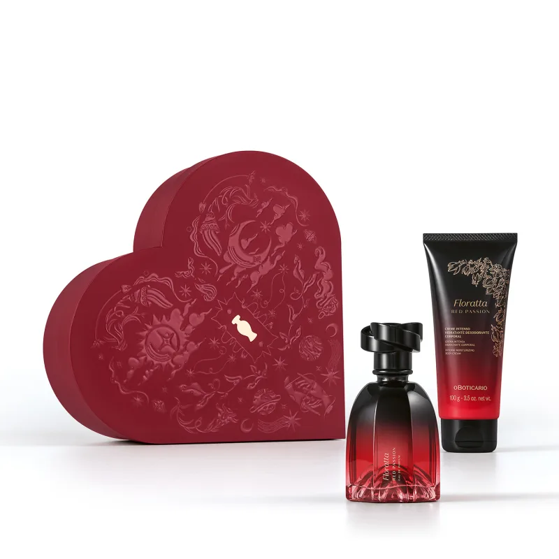 Kit Floratta Red Passion Presente Dia Dos Namorados 2026 (2 itens) O Boticário