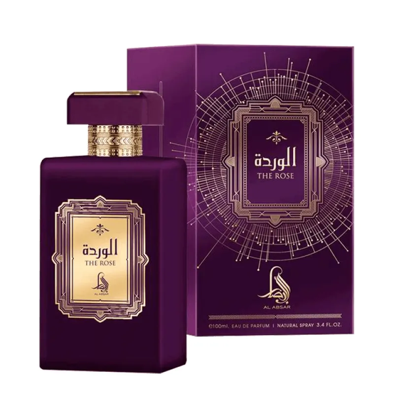 The Rose Eau De Parfum Perfume Árabe Feminino 100ml Al Absar - Imagem 2